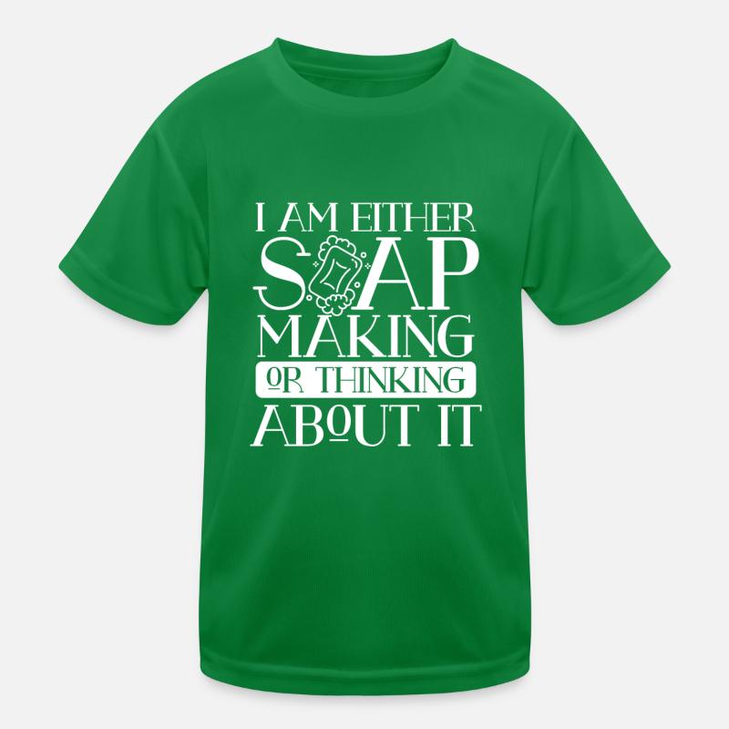 Think of soap making Kids Functional T-Shirt