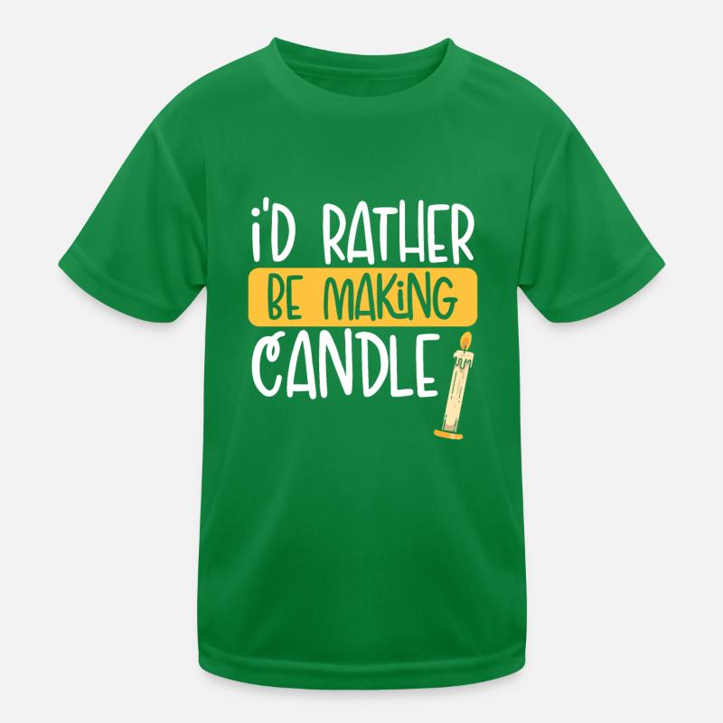 Machen Sie Lieber Eine Kerze Kinder Funktions-T-Shirt