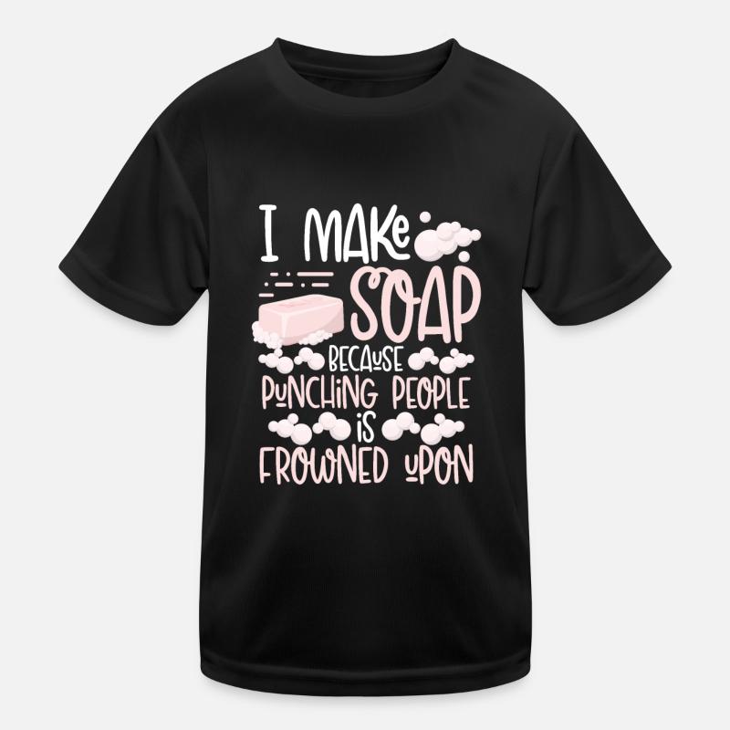 je fais du savon T-shirt sport Enfant