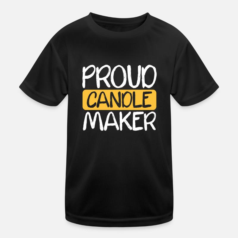 Proud Candlemaker Kids Functional T-Shirt