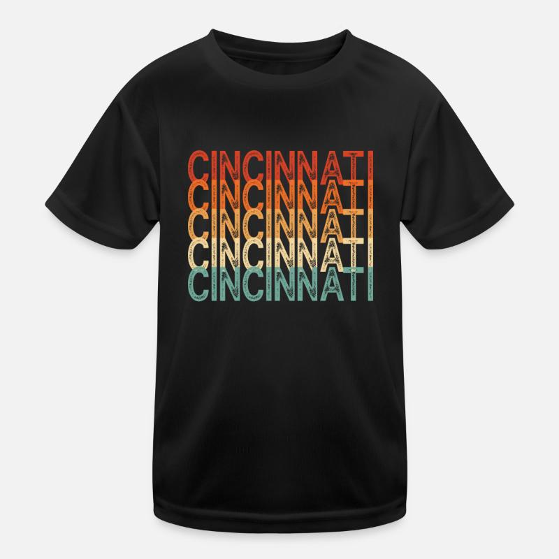 Cincinnati, Ohio Kids Functional T-Shirt