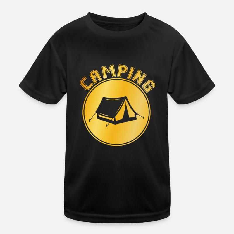 Camping Kinder Funktions-T-Shirt