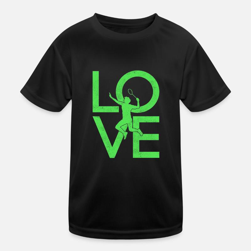 Badminton Kinder Funktions-T-Shirt