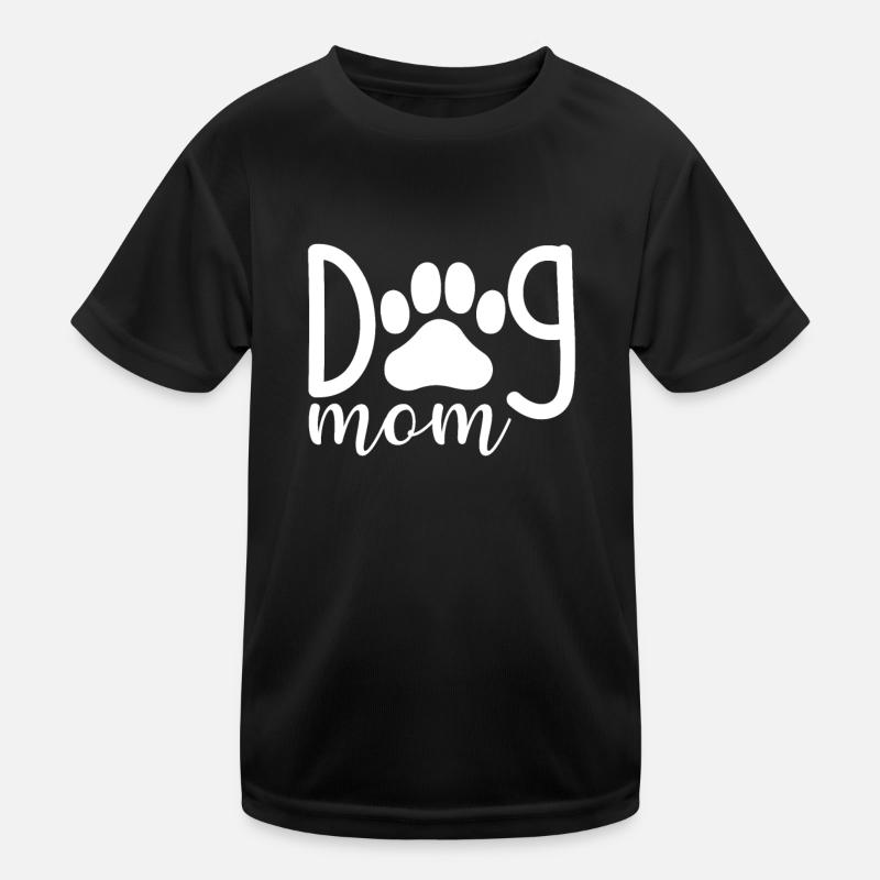 Maman chien T-shirt sport Enfant