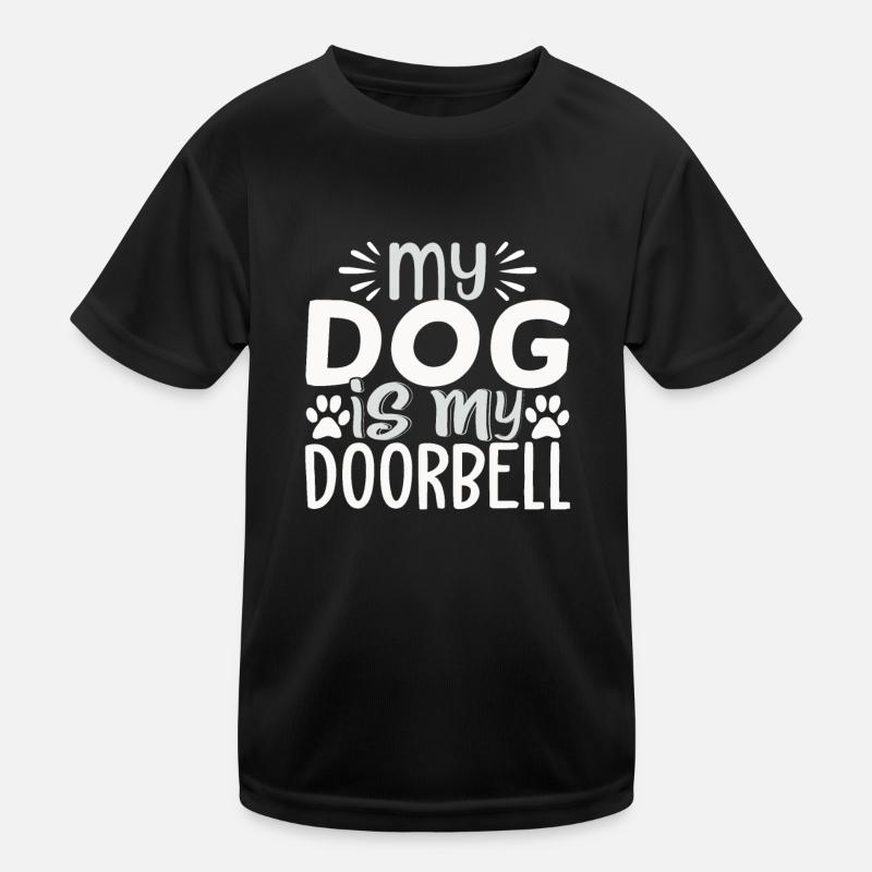 Mon chien est ma sonnette T-shirt sport Enfant