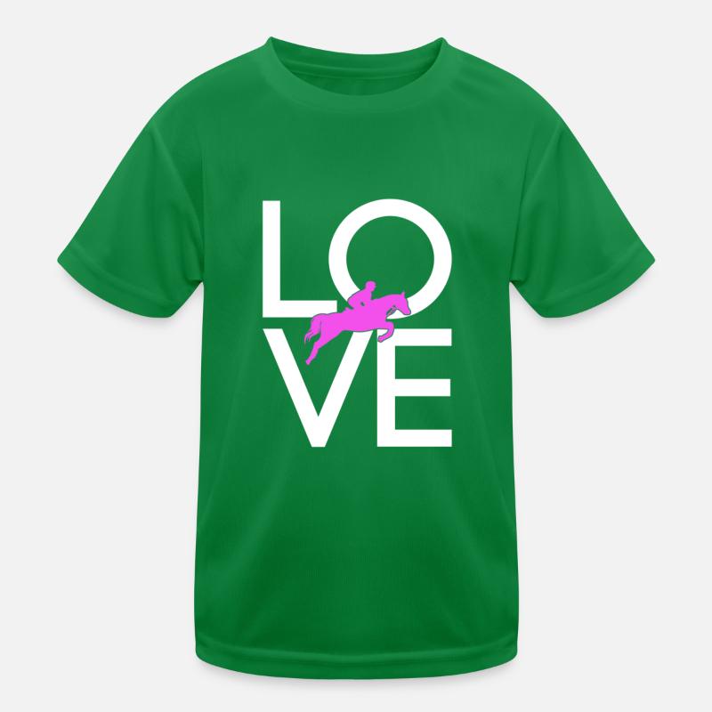 Horse riding Kids Functional T-Shirt