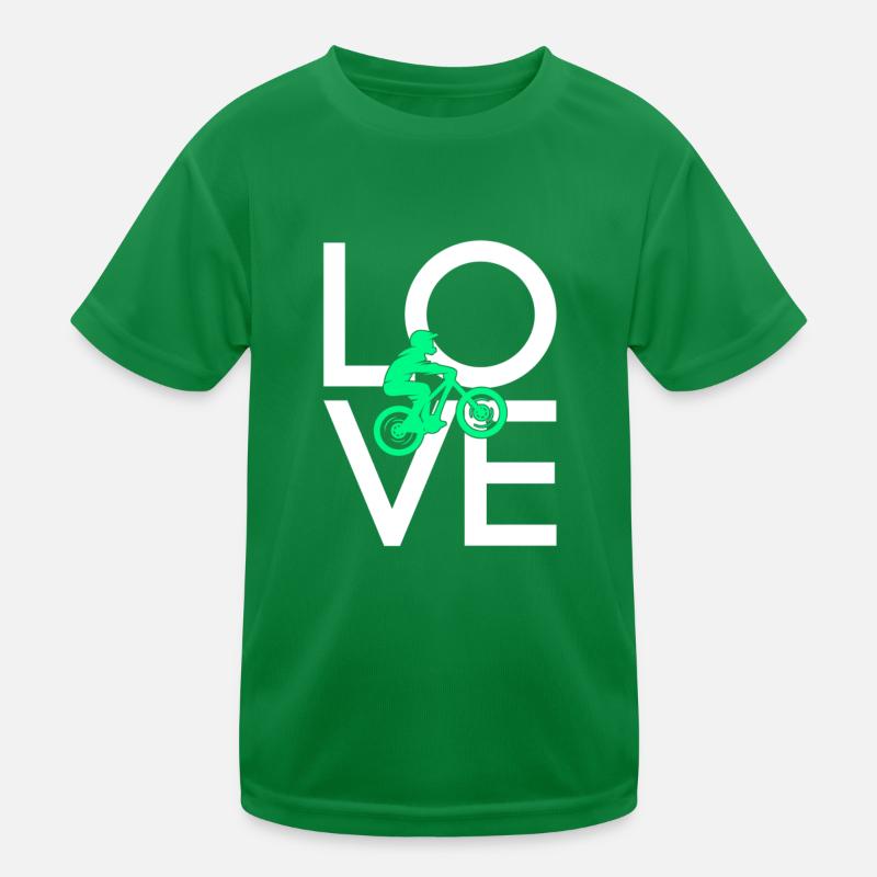 Mountain biking Kids Functional T-Shirt