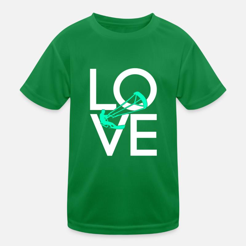 Kite surfing Kids Functional T-Shirt