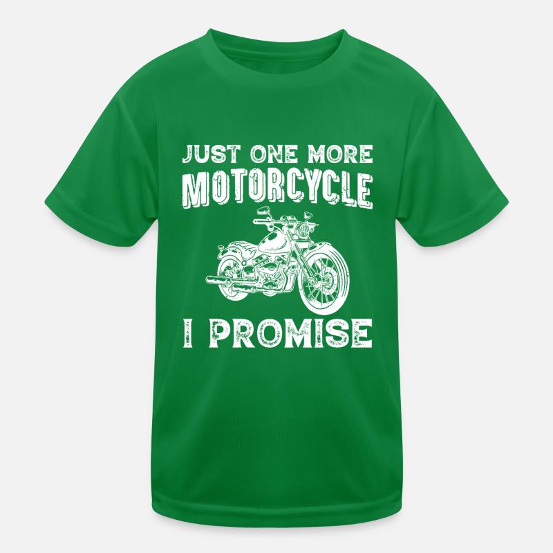 Nur Noch Ein Motorrad Das Verspreche Ich Motorrad Kinder Funktions-T-Shirt