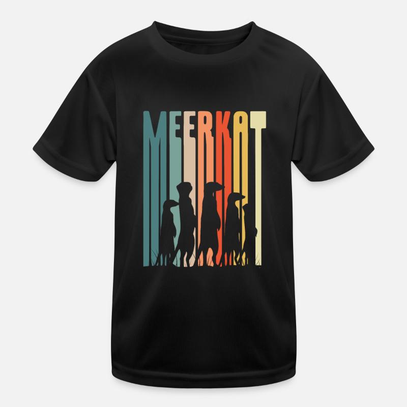 Suricates colorés T-shirt sport Enfant
