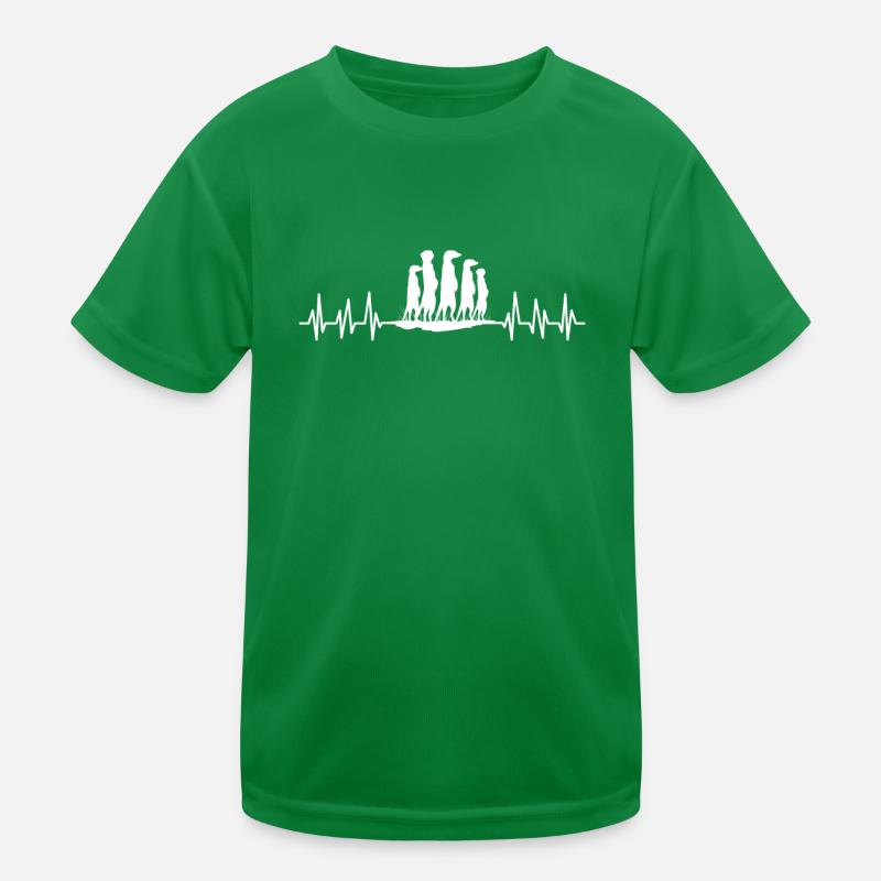 Erdmännchen Frequenz Kinder Funktions-T-Shirt
