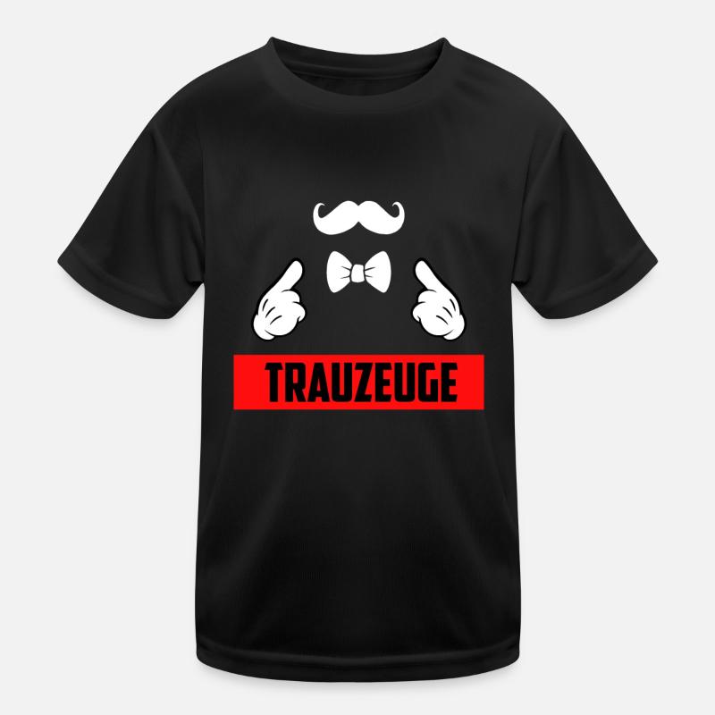 Trauzeuge Mann Hochzeit Kinder Funktions-T-Shirt