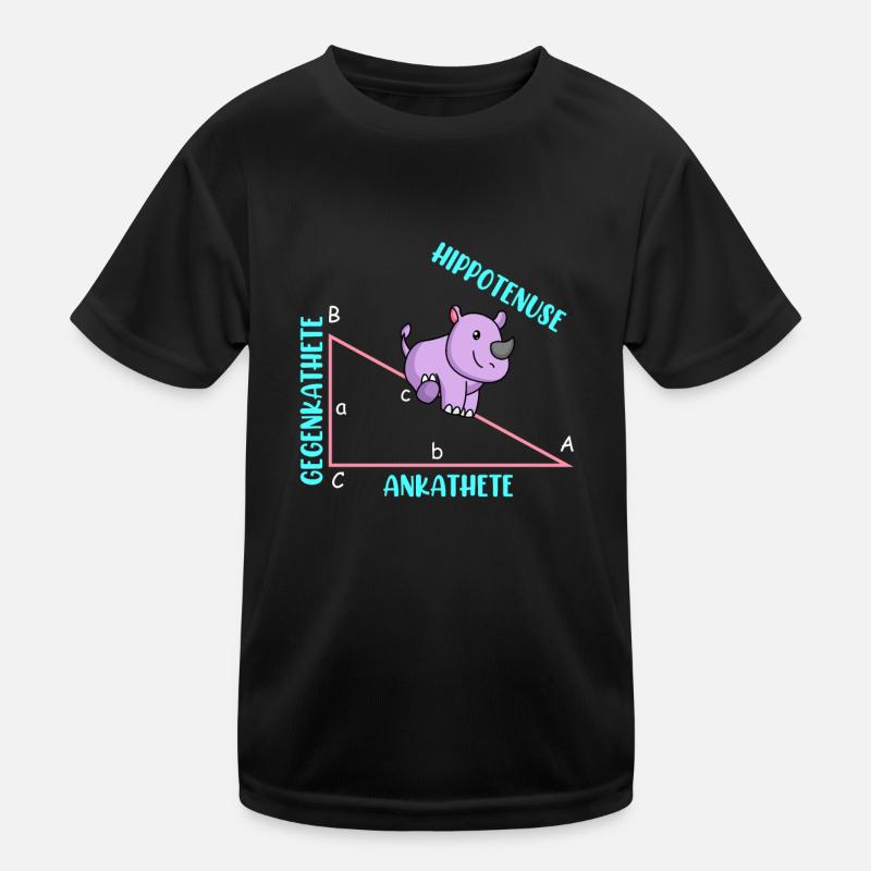 Mathematiker Mathelehrer Hippotenuse Kinder Funktions-T-Shirt