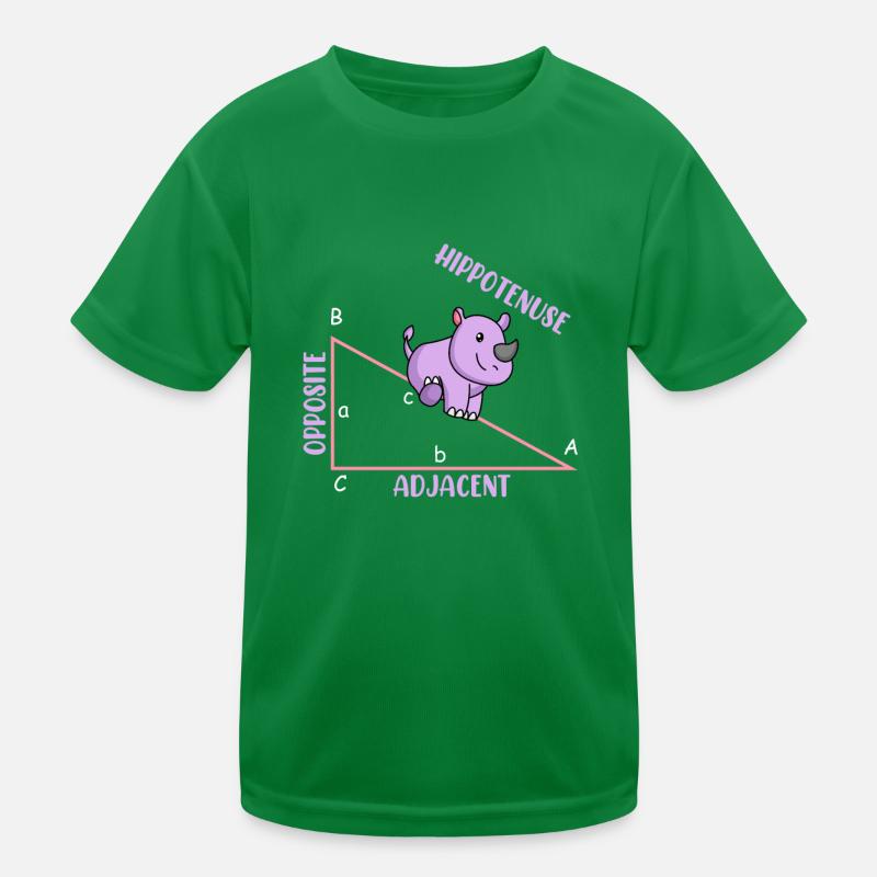 Mathématicien Professeur de mathématiques Hippotenuse T-shirt sport Enfant