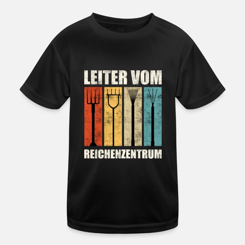 Leiter vom Rechenzentrum Kinder Funktions-T-Shirt
