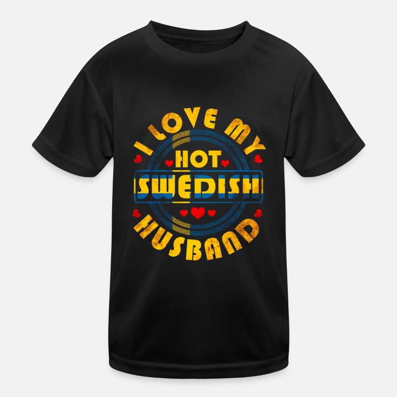 Schweden Ehefrau Heirat Kinder Funktions-T-Shirt