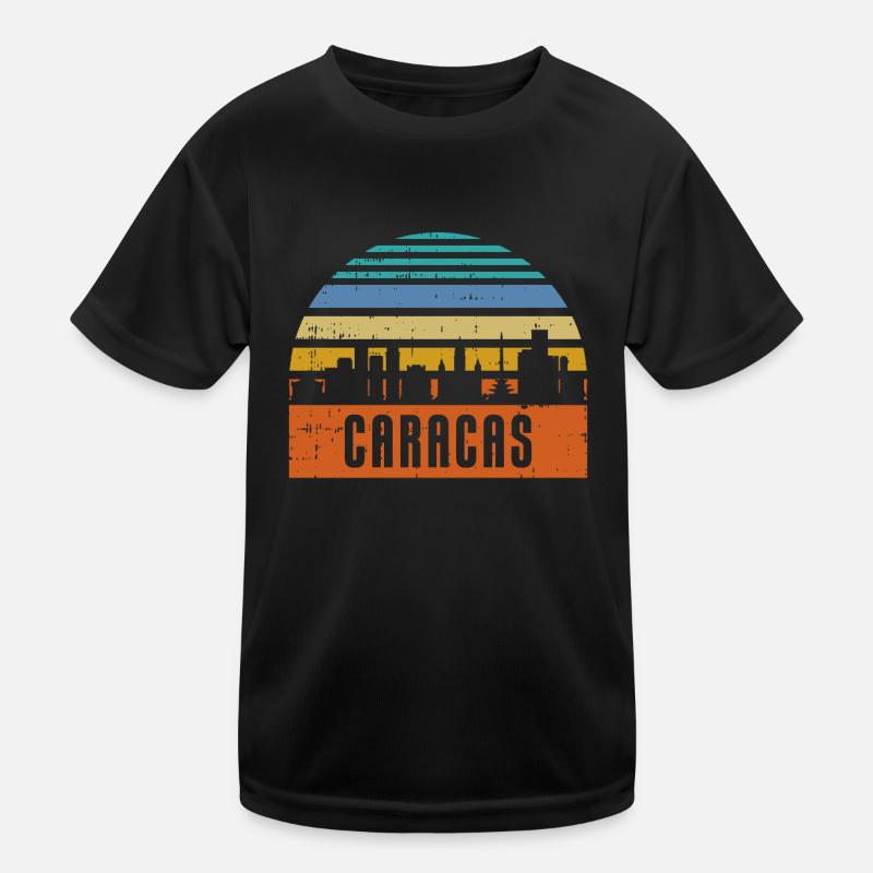 Caracas-skyline Kinder Funktions-T-Shirt
