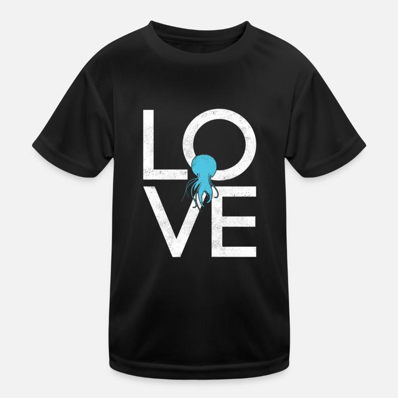 Qualle Kinder Funktions-T-Shirt