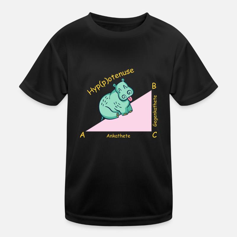 Math teacher mathematician Hippotenuse Kids Functional T-Shirt