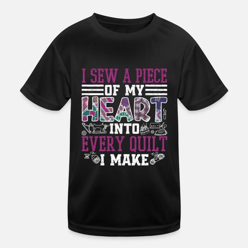 Stricken Nähen Geschenkidee Häkeln Kinder Funktions-T-Shirt
