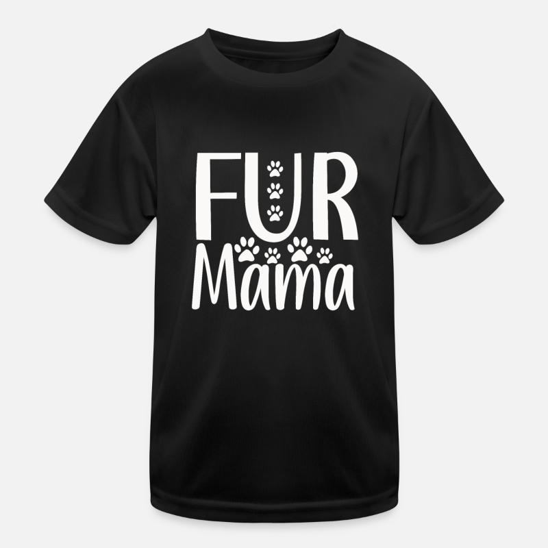 Fur Mom Kids Functional T-Shirt