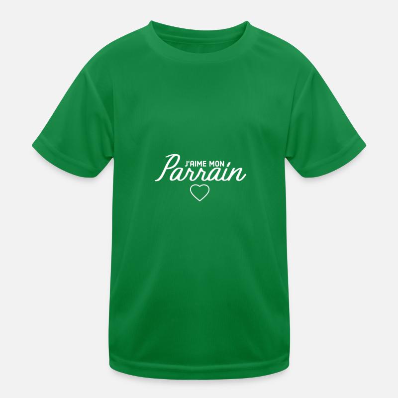 J'aime mon Parrain T-shirt sport Enfant