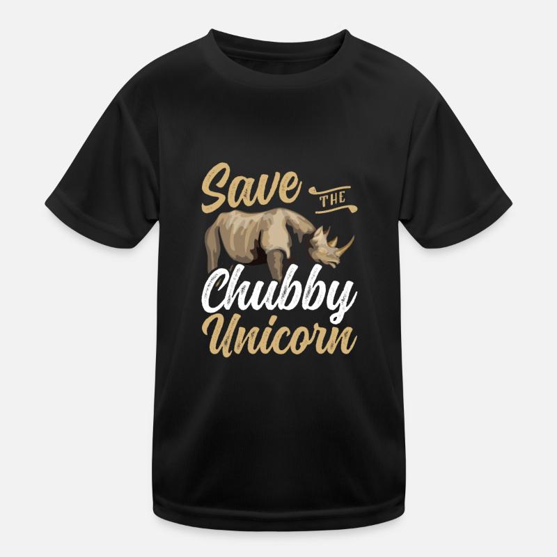 Rettet das Einhorn Kinder Funktions-T-Shirt