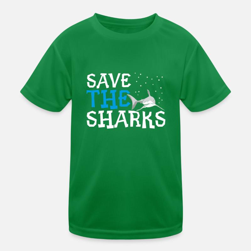 Sauvez les requins T-shirt sport Enfant