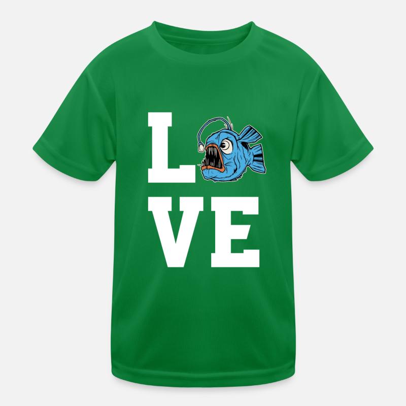 Love monkfish costume Kids Functional T-Shirt