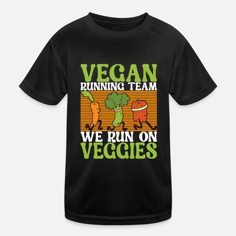 Vegan Vegetarier Kinder Funktions-T-Shirt