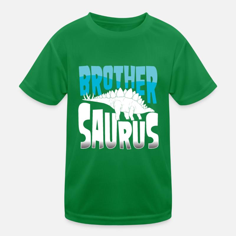 Brother Stegosaurus Kids Functional T-Shirt