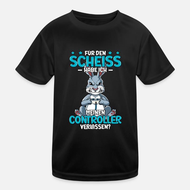 Zocken Gaming Kinder Funktions-T-Shirt