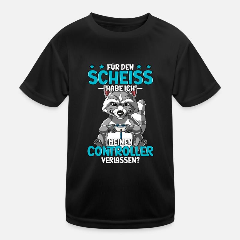 Zocken Gaming Kinder Funktions-T-Shirt