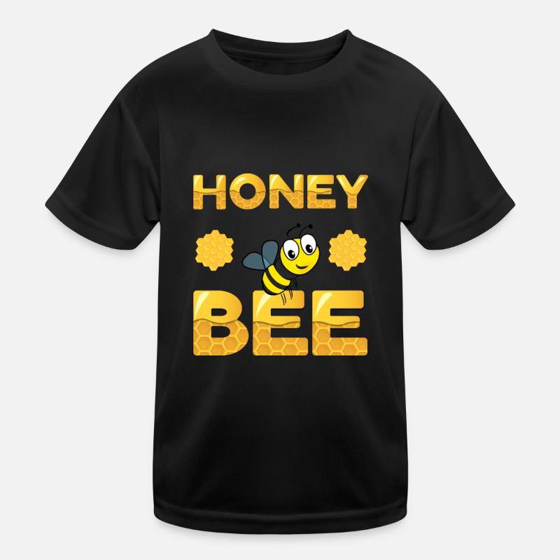 Honey Bee Design Kids Functional T-Shirt