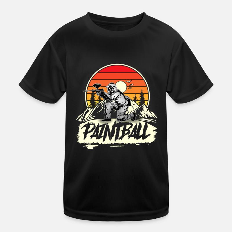 Paintball Kinder Funktions-T-Shirt