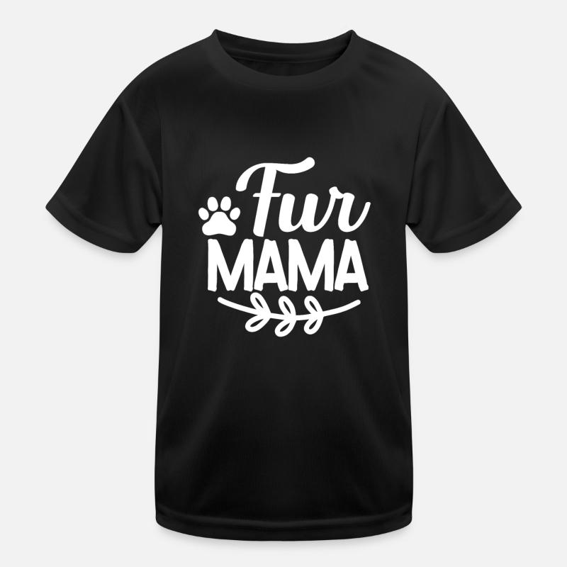 Maman de fourrure T-shirt sport Enfant