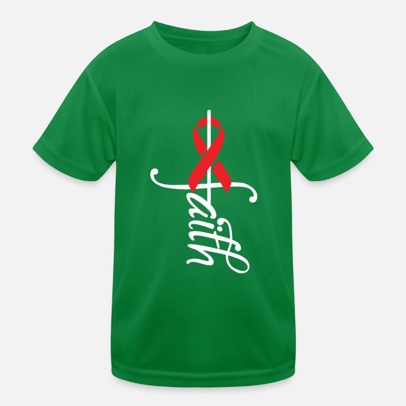Band-Herzkrankheits-Bewusstsein Kinder Funktions-T-Shirt
