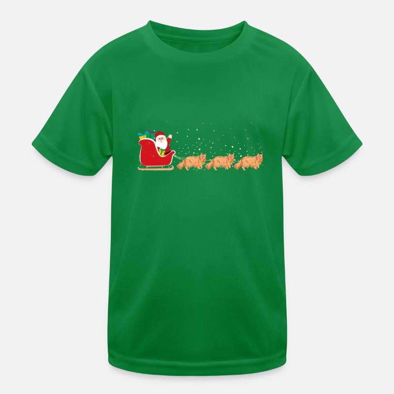 Persischer Weihnachtsmann Weihnachtsschlitten - Kinder Funktions-T-Shirt