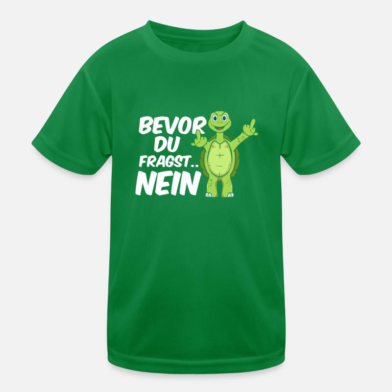 Avant de demander à No Turtle T-shirt sport Enfant