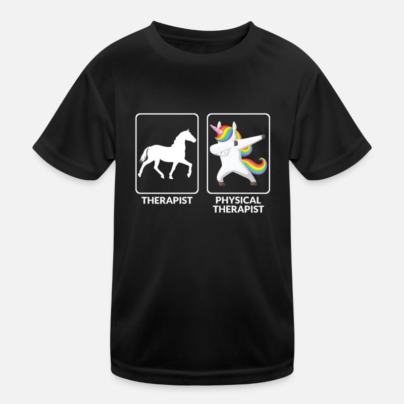 Lustiger Physiotherapeut Kinder Funktions-T-Shirt