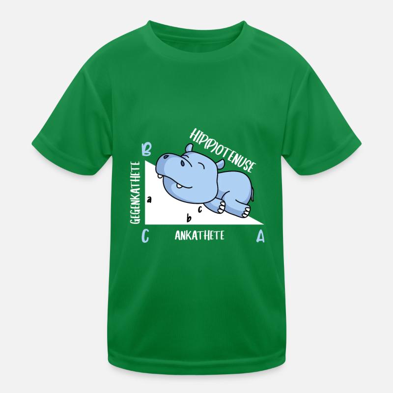 Hippotenuse Professeur de mathématiques Fun Math T-shirt sport Enfant