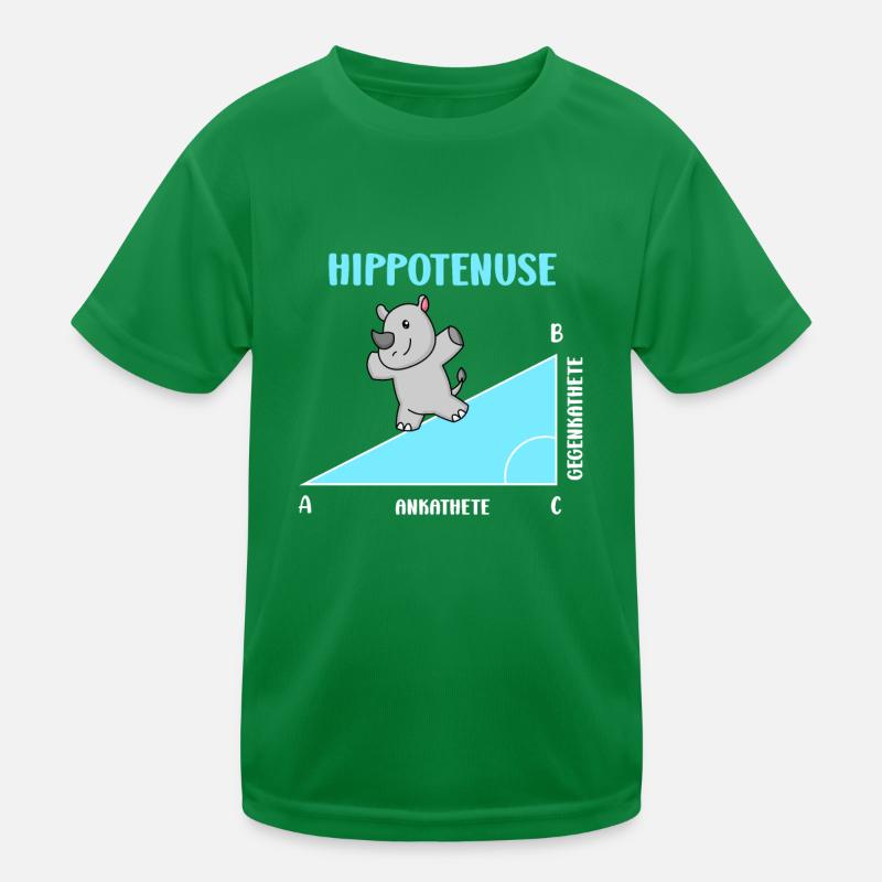Hippotenuse Professeur de mathématiques Mathématicien T-shirt sport Enfant