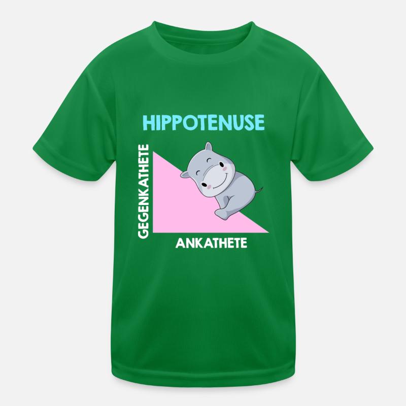 Hippotenuse Algebra Analysis Kids Functional T-Shirt