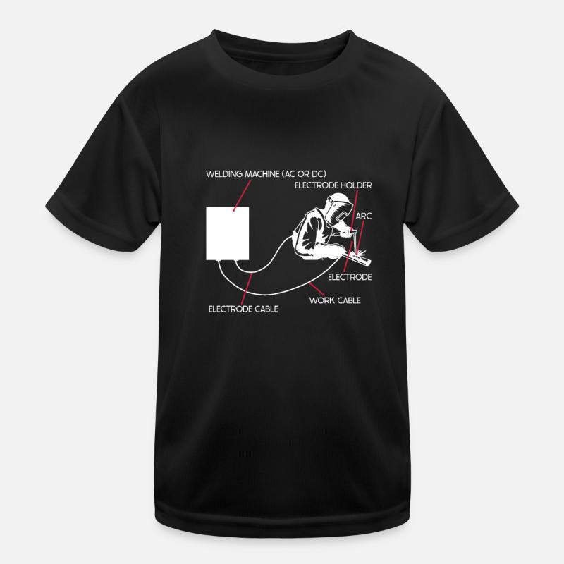 Welding Assembly - Welder Craftsman Kids Functional T-Shirt