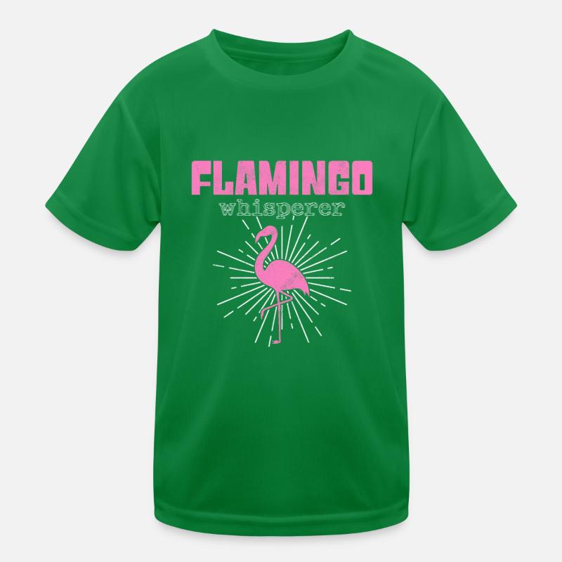 Flamingo Whisperer T-shirt sport Enfant