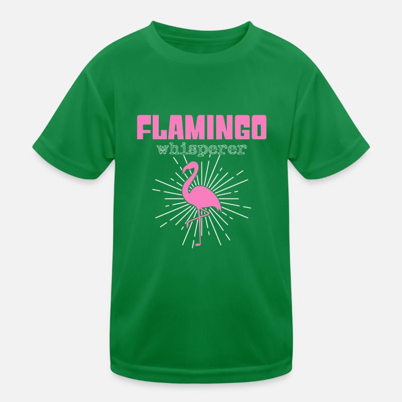 Flamingo Whisperer T-shirt sport Enfant