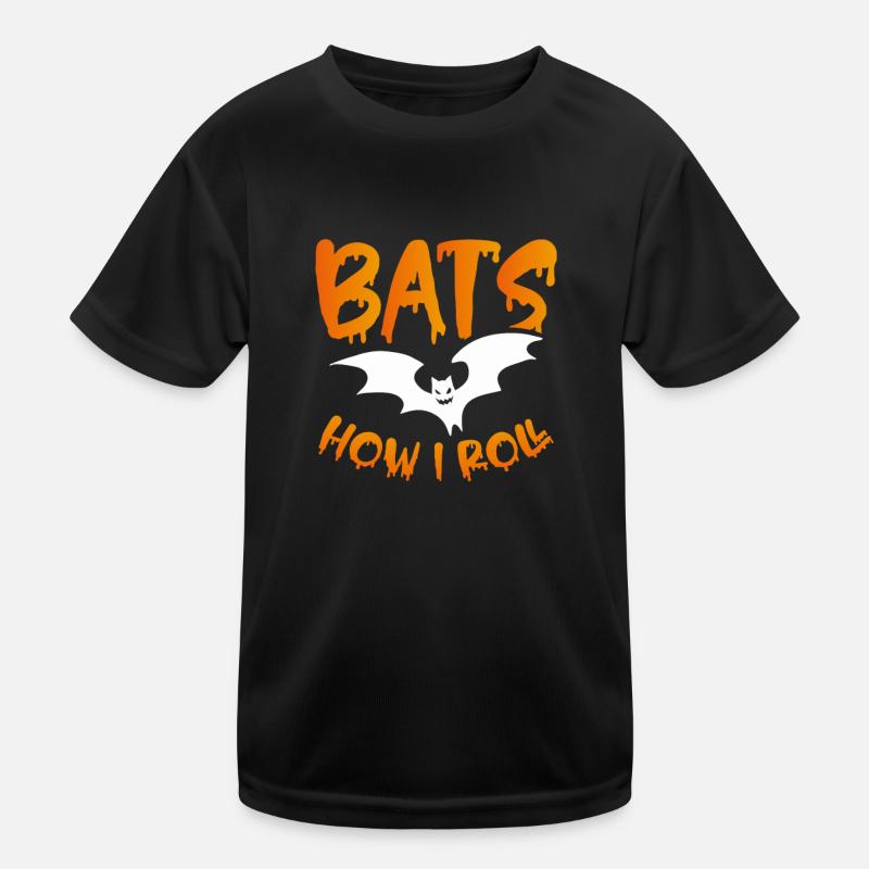Fledermaus wie ich mich bewege Kinder Funktions-T-Shirt