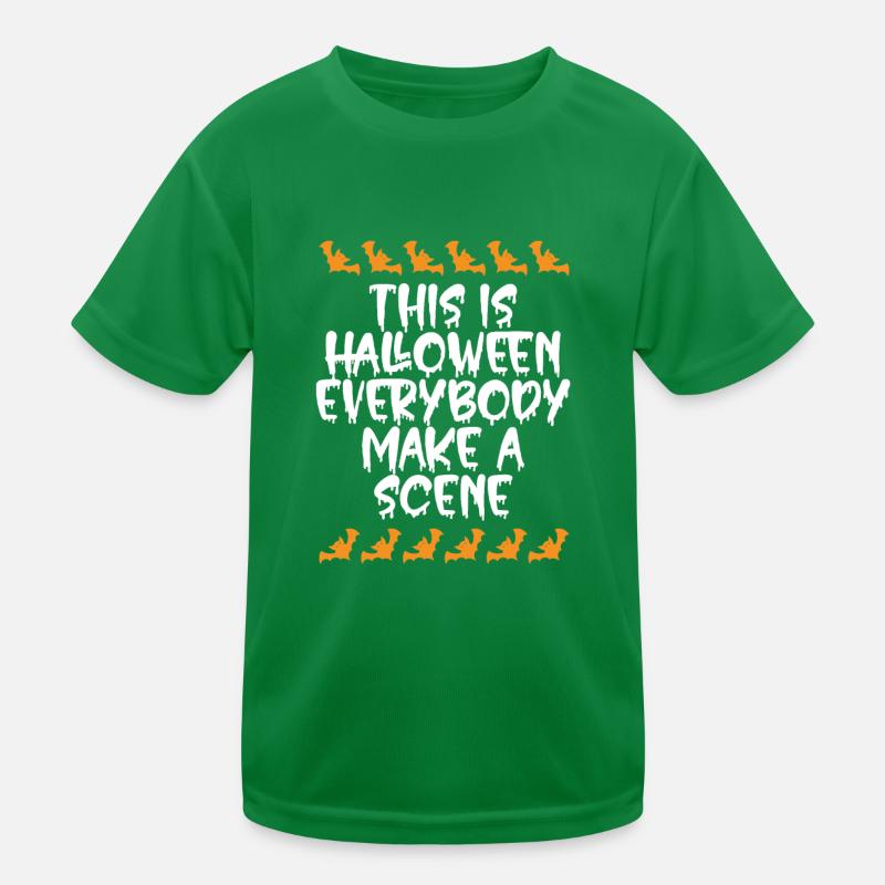 Current mood on Halloween Kids Functional T-Shirt