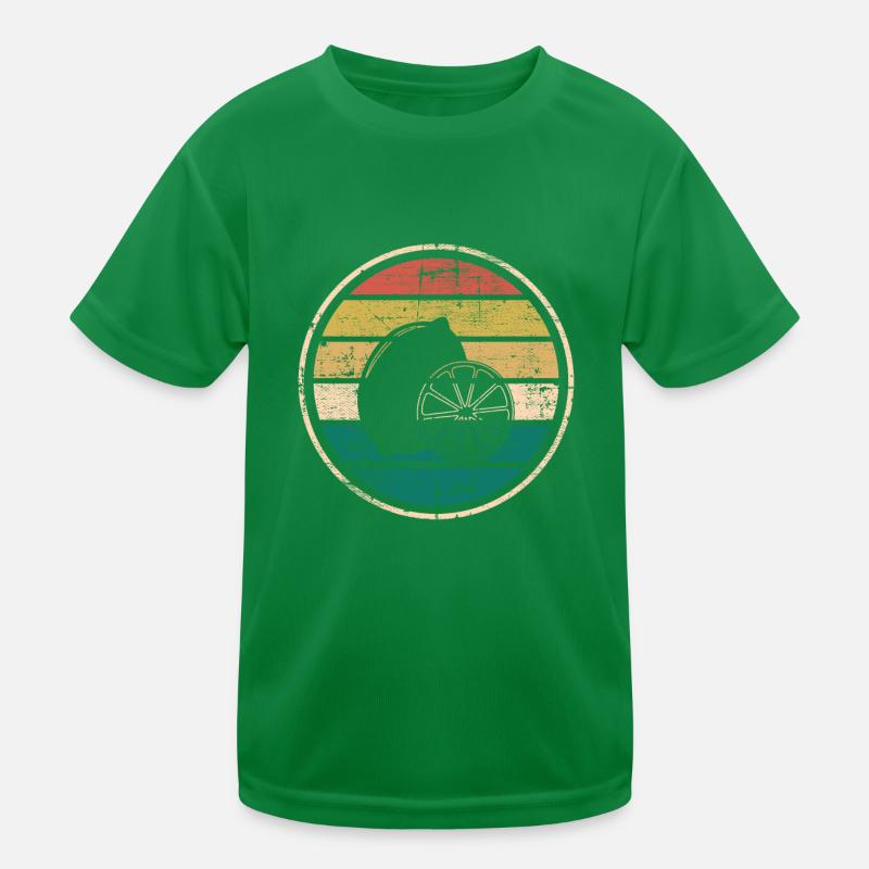 Lemon Fruit Lover Retro Lemonade Idée cadeau T-shirt sport Enfant