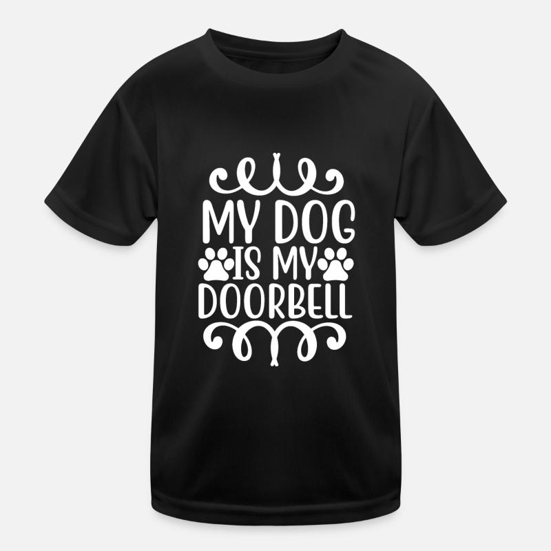 Mon chien est ma sonnette T-shirt sport Enfant
